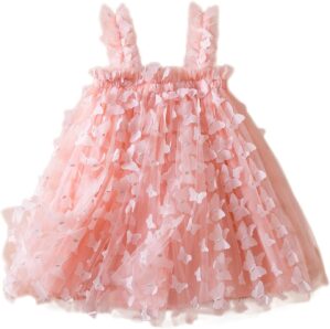 TTYAOVO Baby Girl Summer Tutu Dress Toddler Princess Casual Dresses