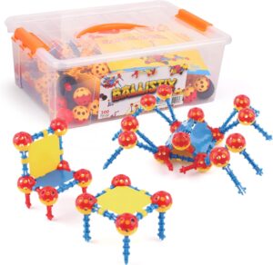 STEM Building Toys, 300 Piece Stem Learning Toy Kits for Kids Creative & Educational Building Blocks for Boys & Girls Ages 3+