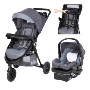 Baby Trend Passport® Seasons All-Terrain Stroller Travel System with EZ-Lift™ PLUS Infant Car Seat, Dash Grey