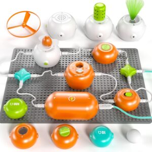 SNAEN Science Circuit for Kids DIY Electronic Toy – 100+ Projects, 30 Circuit Parts, Educational Game for Boys & Girls 3+