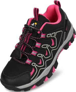 UOVO Boys Girls Hiking Shoes Kids Waterproof Running Trail Fashion Sneakers Breathable Lightweight Non-Slip Outdoor Walking Sports (Little/Big Kids)