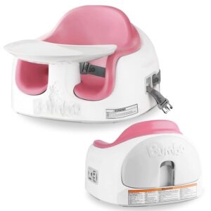 Bumbo 3-in-1 Baby Multi Seat Booster with Feeding Tray, 6-36 Months, Cradle Pink