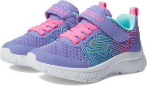 Skechers Unisex-child Microspec Plus – Swirl Sweet Sneaker