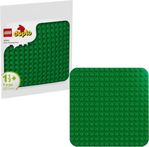 LEGO DUPLO Green Building Plate – Learning and Educational Building Toy for Toddlers, Preschool, Boys and Girls, Ages 1.5+ – Gift Ideas for Birthdays – 10460