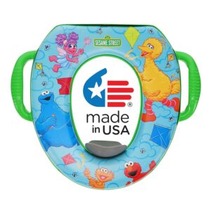 Sesame Street “Let’s Fly a Kite” Soft Potty Seat and Potty Training Seat – Soft Cushion, Baby Potty Training, Safe, Easy to Clean