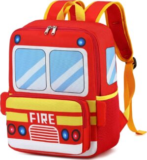 Kids Backpack for Boys Girls Preschool Bookbags 3D Cartoon Daycare Toddler Bags 13 inch 3-6 Years