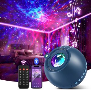 Star Projector,15 Colors Galaxy Projector for Bedroom,15White Noise Star Projector Galaxy Light Projector for Bedroom,5.0 Bluetooth Night Light Projector,Nebula Projector Star Lights Ceiling Projector