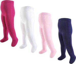 Touched by Nature Baby and Toddler Girl Organic Cotton Tights