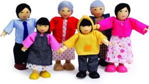 Hape E3502 Happy Family Doll House Asian Doll