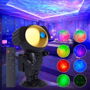 Galaxy Projector, Star Projector for Bedroom, Starry Ceiling Night Light with Remote & Timer, Led Nebula Projector Gifts for Kids, Room Decor, Party, Christmas, Tiktok Live, Black
