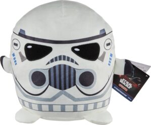 Mattel Star Wars Cuutopia Plush Figure, 10-inch Stormtrooper Soft Rounded Pillow Doll, Collectible Toy Inspired by the Villain Characters