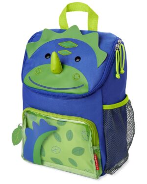 Skip Hop Big Kid Backpack, Zoo Kindergarten Ages 3-4, Dinosaur