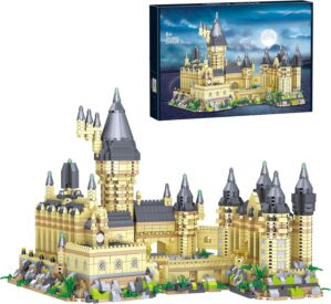 3000+PCS Micro Mini Blocks Magic Castle Building Blocks Toys,Creative Ideals Hog Tower Building Sets, Best Choice for 14+ Boys, Girls or Adults