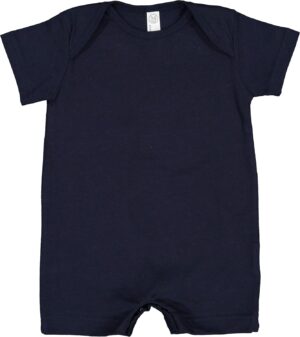 RABBIT SKINS Infant 100% Cotton Premium Jersey Short Sleeve Romper (4486)