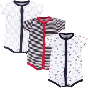 Hudson Baby Unisex Cotton Rompers