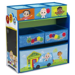 Delta Children Design & Store 6 Bin Toy Storage Organizer – Greenguard Gold Certified, CoComelon