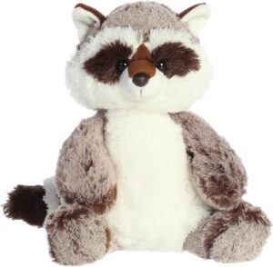 Aurora® Snuggly Sweet & Softer™ Rocky Raccoon™ Stuffed Animal – Comforting Companion – Imaginative Play – Gray 11.5 Inches