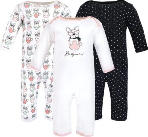 Hudson Baby baby-girls Cotton Coveralls