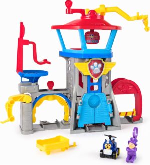 Paw Patrol: Air Rescue, Pup Squad Adventure Bay Airport Playset, with Chase Toy Car Vehicle Launcher, Kids Toys for Boys and Girls 3+