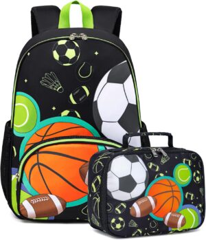 Backpack for Kids Boys Girls Preschool Kindergarten Bookbag Set with Lunch Box Toddler School Bag