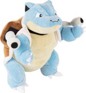Pokemon 12″ Blastoise Large Plush – Squirtle Evolution Figure – Officially Licensed – Authentic Soft Stuffed Animal Toy – Easter Basket Stuffer Gift for Kids, Boys, Girls – 2+
