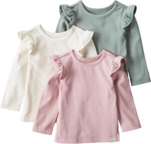 little planet by carter’s Baby 3-Pack Tops Made with Organic Cotton