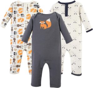 Hudson Baby baby-girls Cotton Coveralls