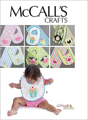 McCall’s Patterns M6478 Bibs and Burp Cloths, One Size Only