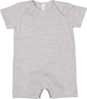 RABBIT SKINS Infant 100% Cotton Premium Jersey Short Sleeve Romper (4486)