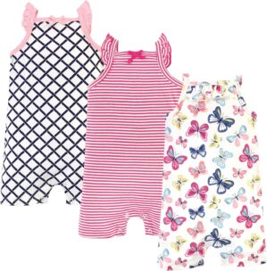 Touched by Nature baby-boys Organic Cotton Rompers