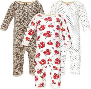 Hudson Baby baby-girls Cotton Coveralls
