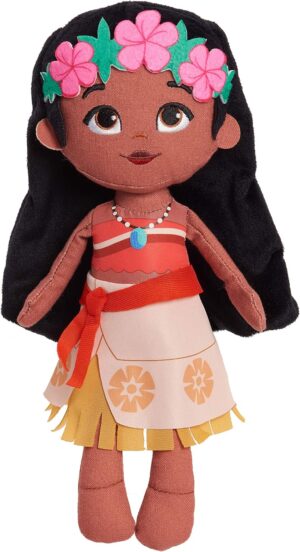 Disney Princess So Sweet Princess Moana, 12 Inch Plushie with Brown Hair, Disney Moana, Kids Toys for Ages 3 Up by Just Play
