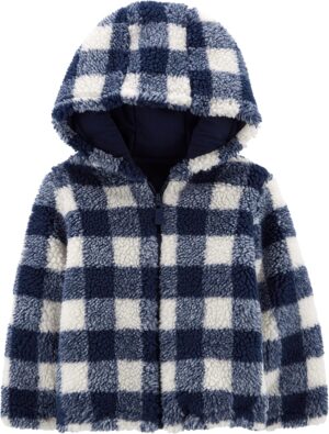 Simple Joys by Carter’s Baby Boys’ Hooded Sherpa Jacket