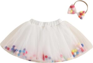 Tutu for Toddler Girls Baby Tulle Rainbow Skirt Kids Little Girls Ballet Dress Birthday Tutu Outfits Clothes