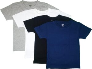 Studio 3 Boys’ Four-Pack Assorted Color T-Shirts