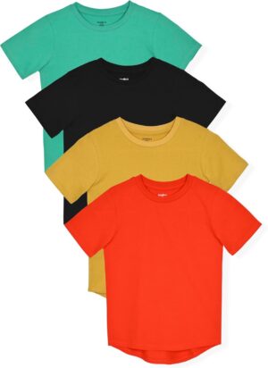 Studio 3 Boys’ Four-Pack Assorted Color T-Shirts