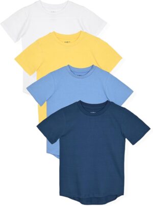 Studio 3 Boys’ Four-Pack Assorted Color T-Shirts