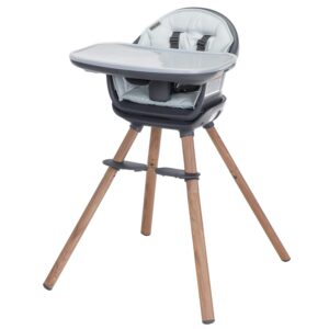 Maxi-Cosi Moa 8-in-1 Highchair, Machine Washable, Compact, Lightweight Design, Essential Graphite