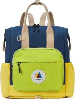 CLUCI Toddler Backpack For Boys, Toddler School Backpack For School & Travel, Small Kids Child Backpacks, Preschool Kindergarten Elementary Diaper bag Daycare Backpack For Kids 2-4（No Velcro）