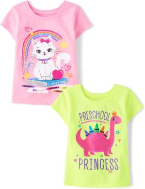 The Children’s Place Boys’ Short Sleeve Graphic T-Shirt