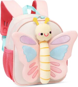 CAMTOP Cute Kids Toddler Backpack Girls Small 3D Cartoon School Bookbags Daycare Nursary Travel Bags