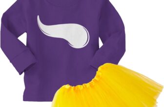 Viking Horn – State Proud Strong Pride Sports Baby Bodysuit + Tutu Skirt + Bow Headband Set
