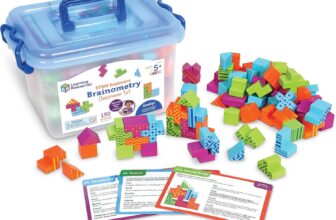 Learning Resources STEM Explorers Brainometry Classroom Set, Kids Games, Puzzles, Sensory Toys, Classroom Must Haves, Montessori Toys, 3D Puzzle, Brain Games, Math Manipulatives, Puzzles for Kids