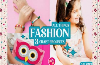 jackinthebox Fashion Themed Art and Craft Kit for Kids has 3 Craft Projects in 1 Box, Bring Out The Fashionista in The Little one, and Make The Best Gift for Ages 5 6 7 8 Years