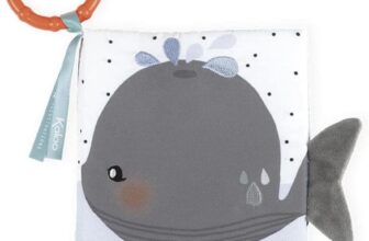 Kaloo My First The Sad Whale Activity Book with Soft Cloth Pages & Textured Shapes- Learn About Feelings Ages 0+