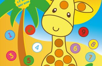 Dot Markers Activity Coloring Book “Dot-tastic Fun”: 53 Big Dot Coloring Pages for Toddlers Ages 2-5 (Animals, Vehicles, Food, Numbers, School Supplies & More)