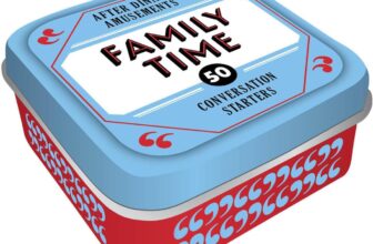 After Dinner Amusements: Family Time: 50 Conversation Starters (Conversation Card Game for Families, Portable Camping and Holiday Games)