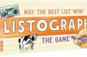 Listography: The Game: May The Best List Win! (Board Games, Games for Adults, Adult Board Games)