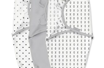 SwaddleMe by Ingenuity Original Swaddle, 100% Cotton, Improves Sleep & Calms Startle Reflex, 0-3 Months, 3-Pack – Xoxo