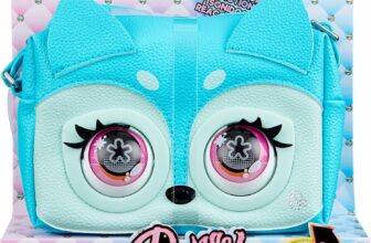 Purse Pets, Metallic Mood Flashy Frenchie, Interactive Pet Toy & Crossbody Kids Purse